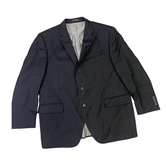 Peter Millar Men's Black Blazer Jacket Business Casual‎ Formal Suit Coat 44R